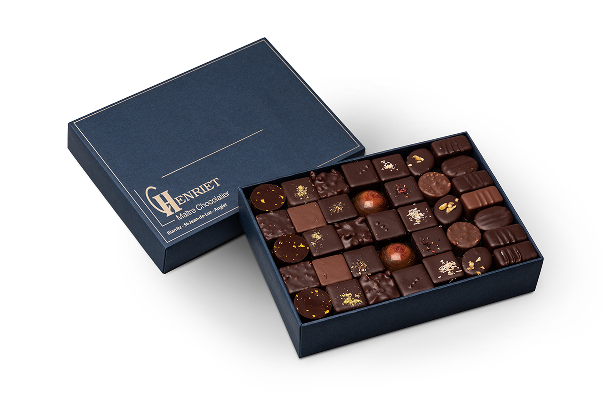 Coffret de bonbons chocolat - Site de henry-passionchocolat !