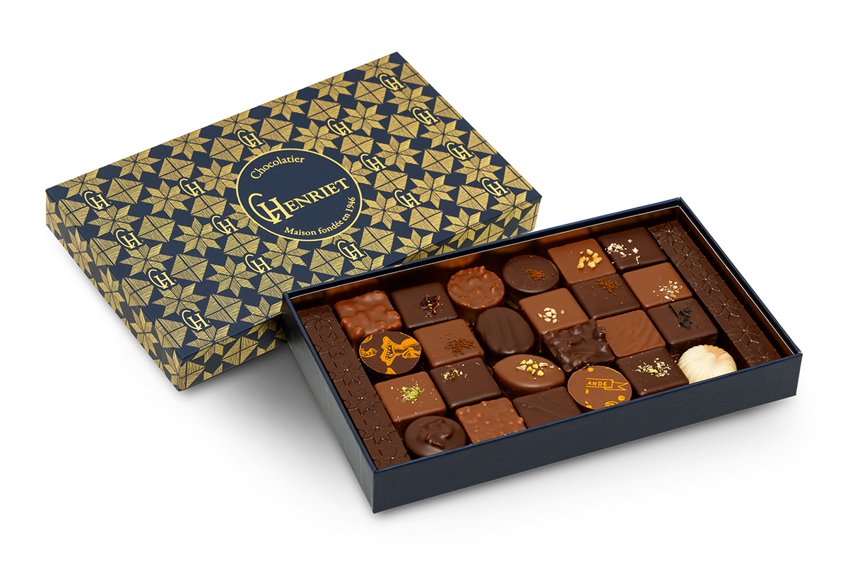 Délicieuse attention 24 chocolats - Chocolaterie Henriet